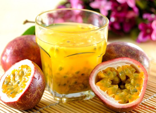 A. Products from passion fruit